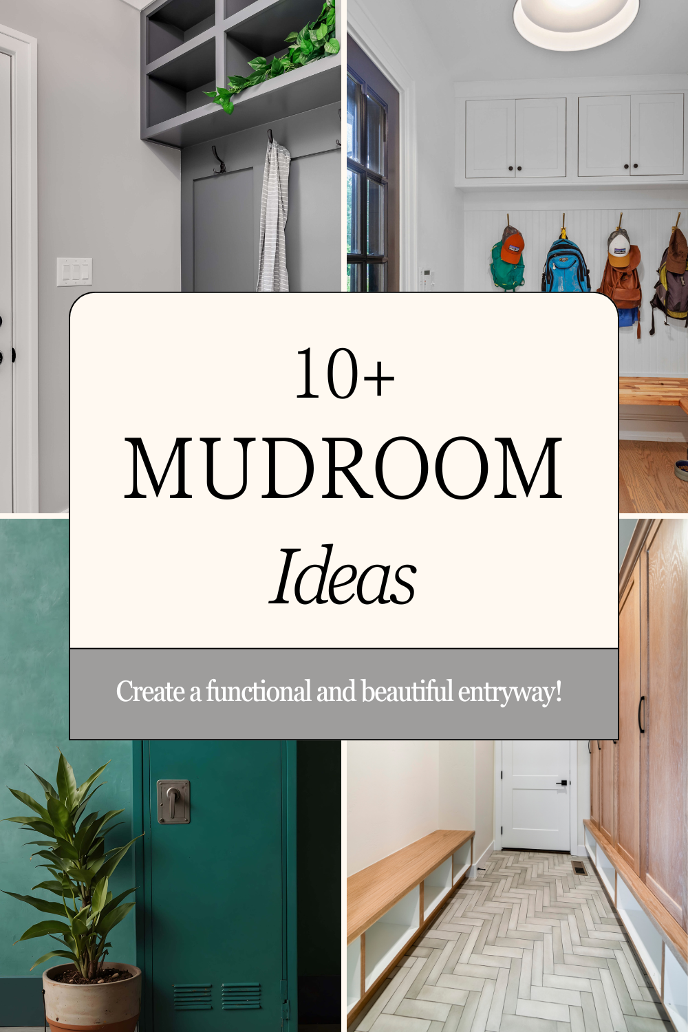 10 Beautiful Mudroom Ideas to Elevate Your Entryway - House On Austin