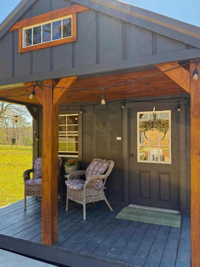 You Have To See This DIY Backyard Sauna {Built In A Pre-Fab Cabin}