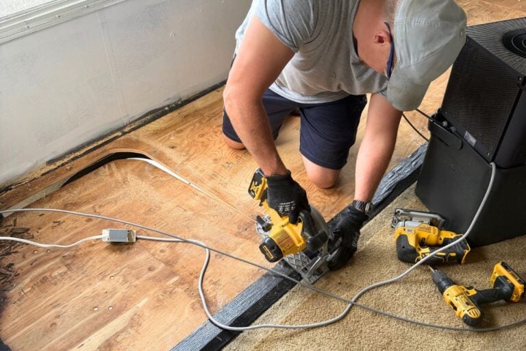 Camper Remodel: Slide Out Floor Replacement