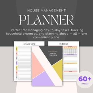 Printable House Management Planner