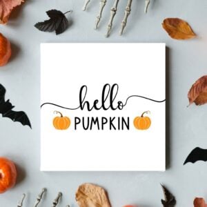 Hello Pumpkin Printable (Landscape)