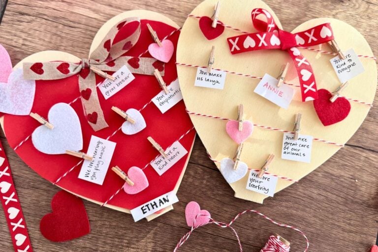 Valentine’s Day Love Notes Board With Dollar Tree Supplies