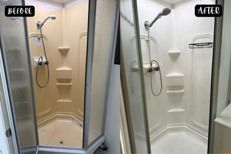 How To Paint A Camper Shower